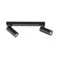 LED-DECKENLEUCHTE SW RIK 59/25/16,5 cm   - Schwarz, KONVENTIONELL, Kunststoff/Metall (59/25/16,5cm) - Schöner Wohnen