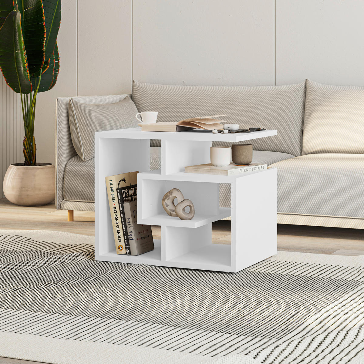 SOFFBORD - vit, Design, trämaterial (54/45/40cm) - Livetastic