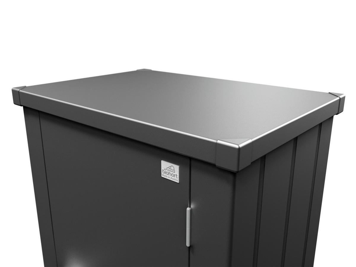 GERÄTESCHRANK 77,7/180,9/57 cm  - Dunkelgrau, Basics, Metall (77,7/180,9/57cm) - Biohort