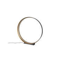 STOJACIA LED LAMPA, 75/75 cm  - čierna/zlatá, Konventionell, kov (75/75cm) - Musterring