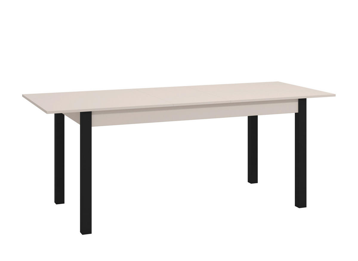 ÉTKEZŐASZTAL - fekete/kasmír, Basics, faalapú anyag (160/77/80cm) - Ti'me