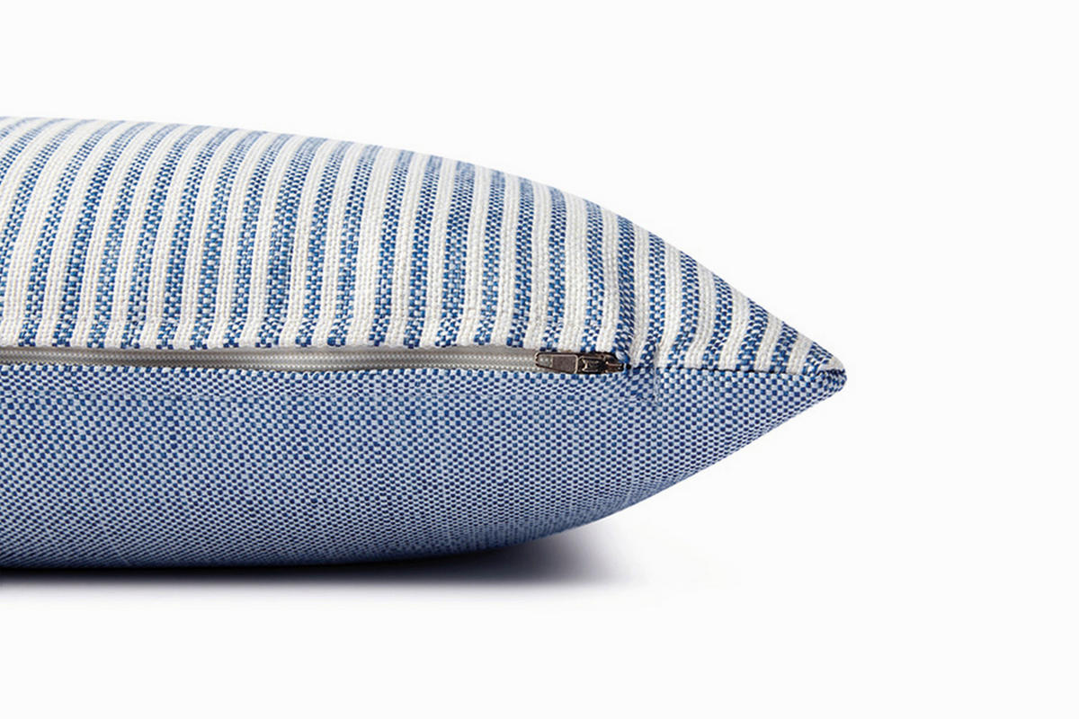 KUDDFODRAL T-Fresh 50/50 cm  - ljusgrå/blå, Klassisk, textil (50/50cm) - Tom Tailor