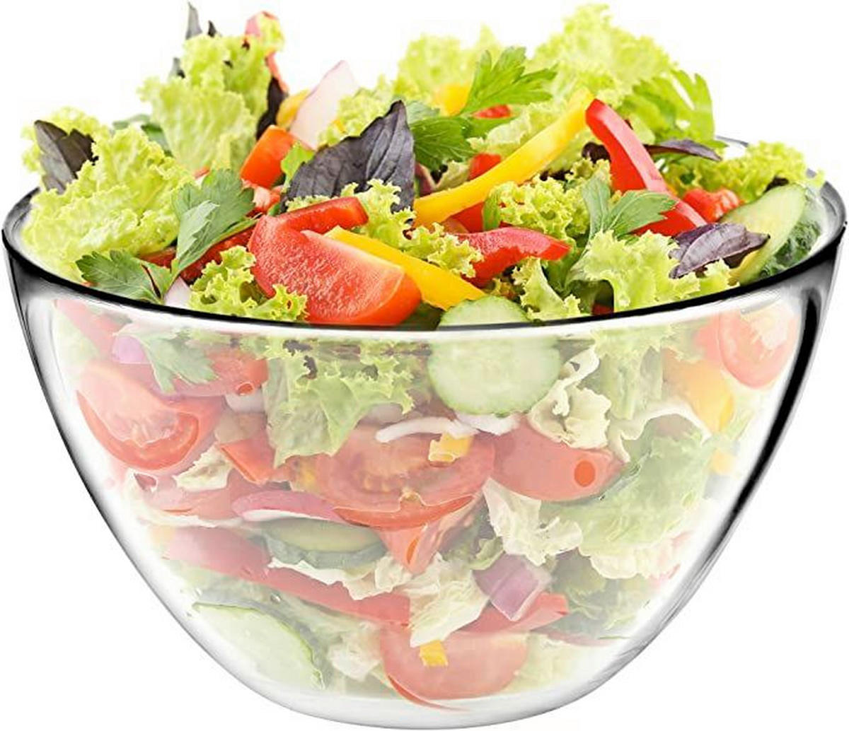 ZDJELA ZA SALATU           - prozirno, Basics, staklo (15/9,5cm)