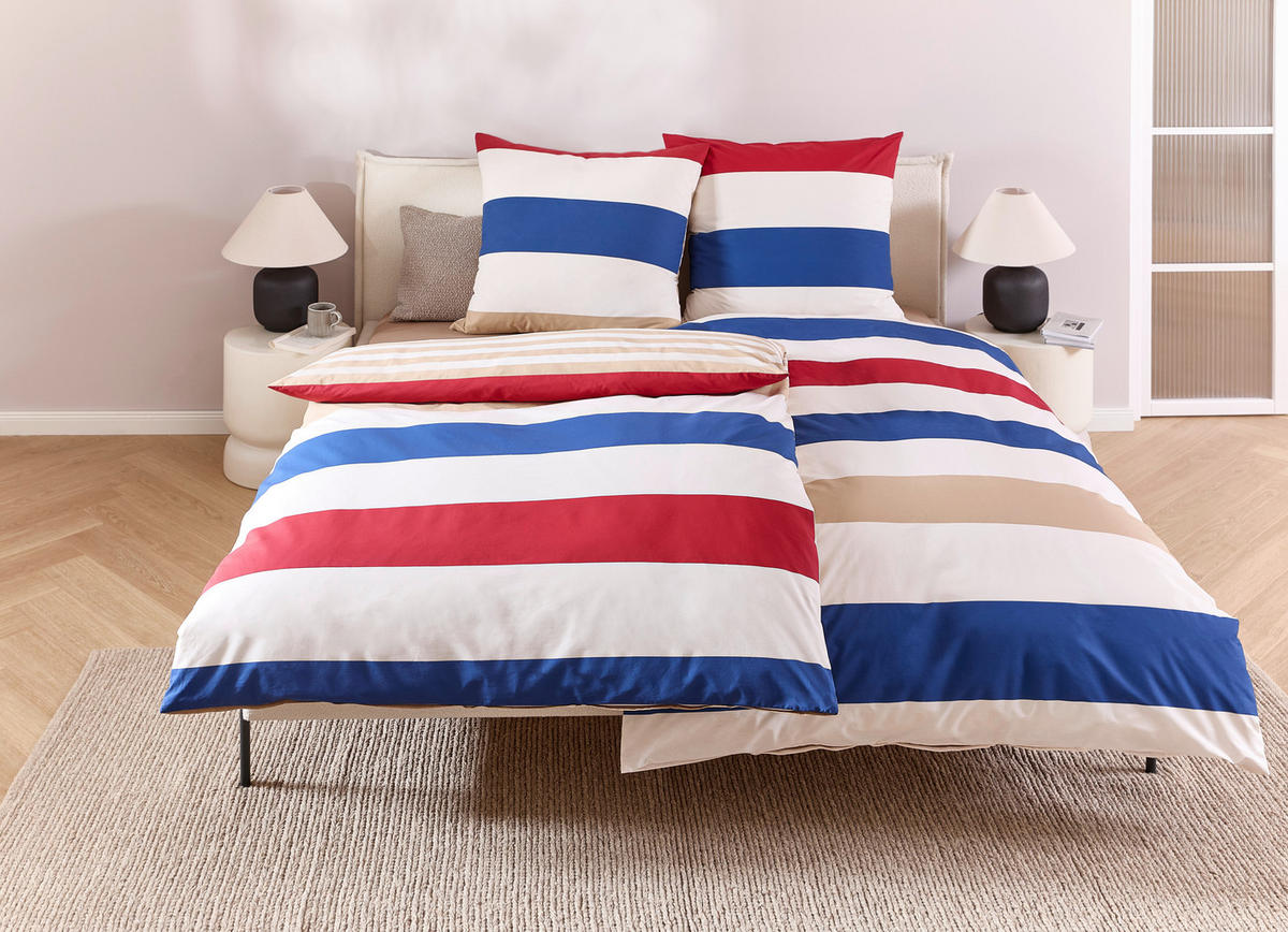 WENDEBETTWÄSCHE Renforcé 135/200 cm  - Beige, Basics, Textil (135/200cm) - Esposa