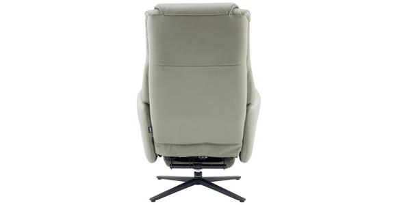 MASSAGESESSEL Echtleder Lederlook Grau - Grau, Design, Leder/Textil (77/113/90cm) - Xora