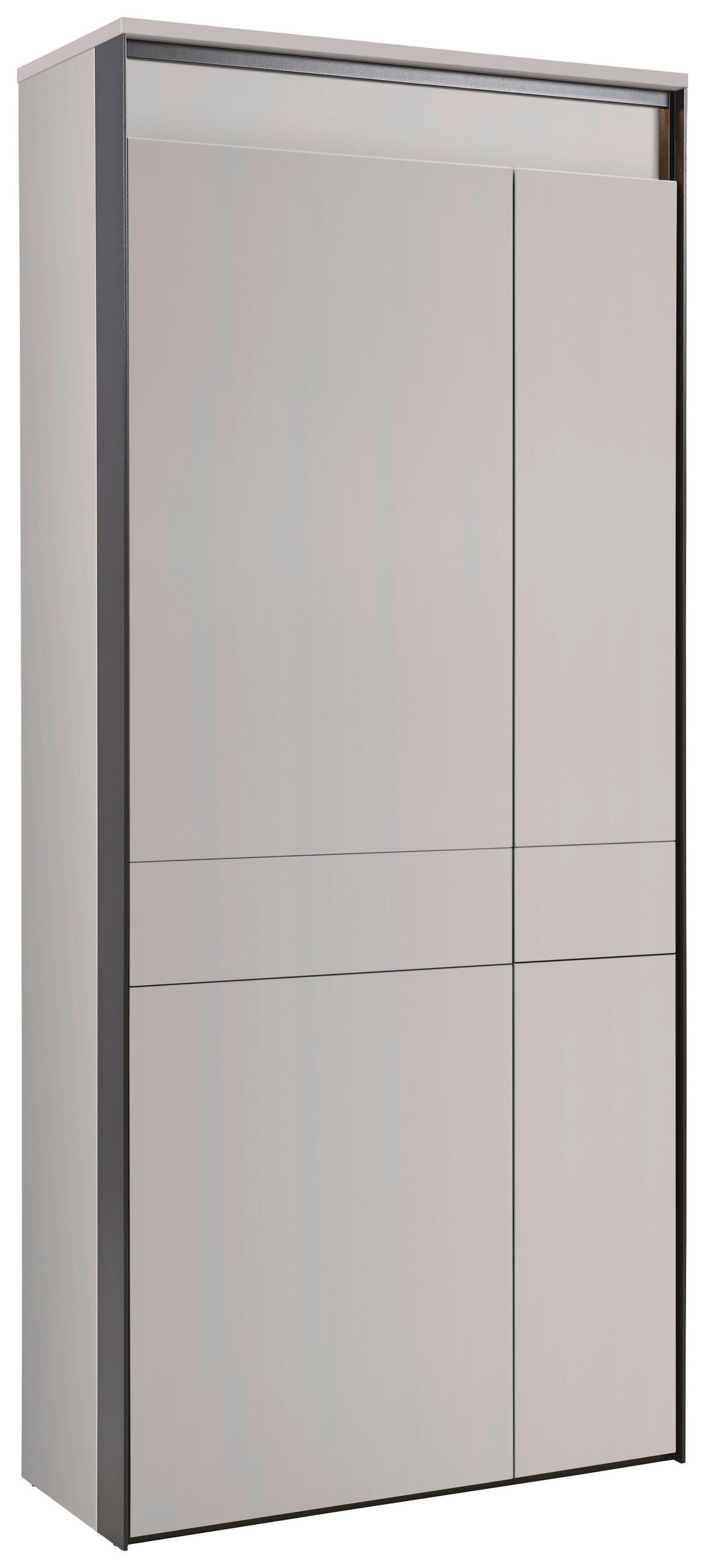 ELŐSZOBASZEKRÉNY 87,7/200/37,8 cm  - bézs/fekete, Konventionell, faalapú anyag (87,7/200/37,8cm) - Voleo