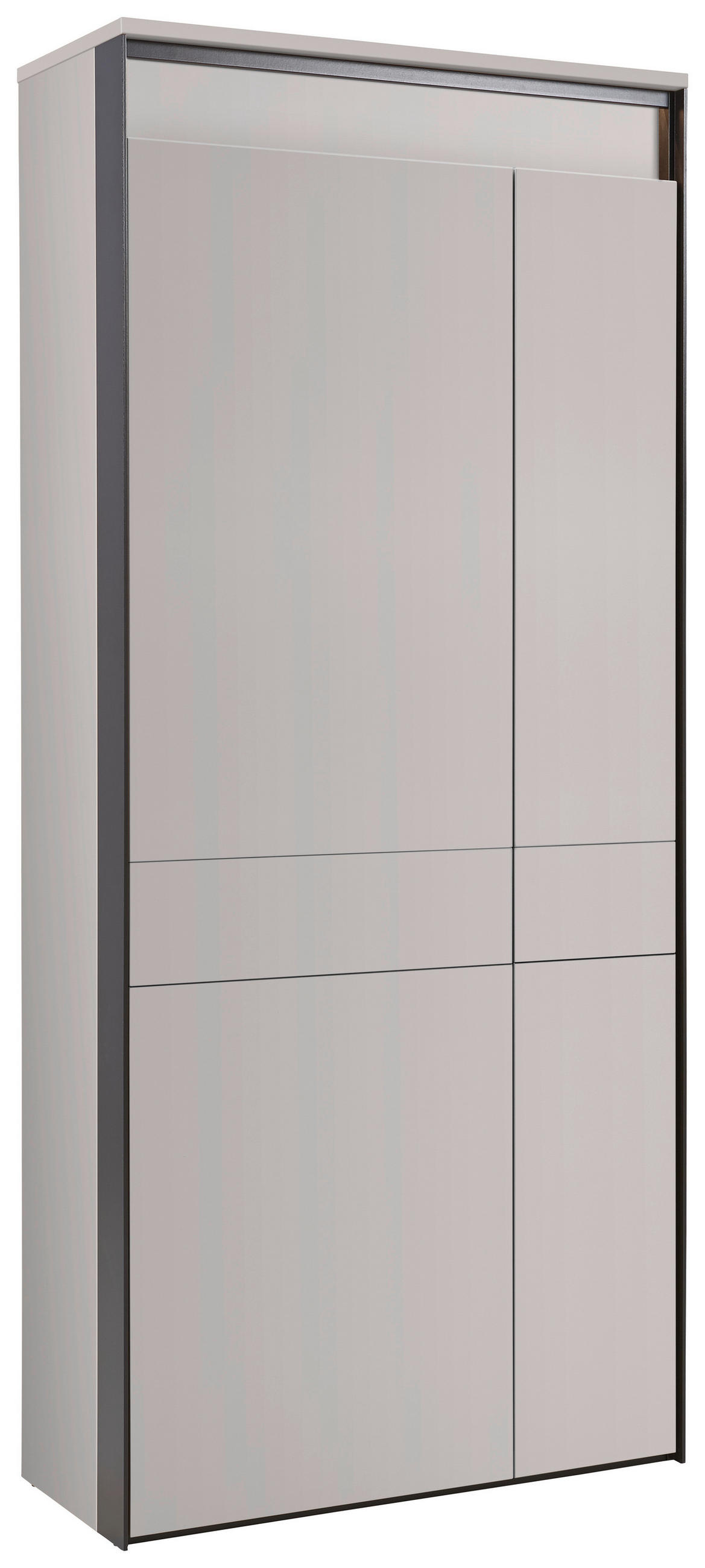 ELŐSZOBASZEKRÉNY 87,7/200/37,8 cm  - bézs/fekete, Konventionell, faalapú anyag (87,7/200/37,8cm) - Voleo