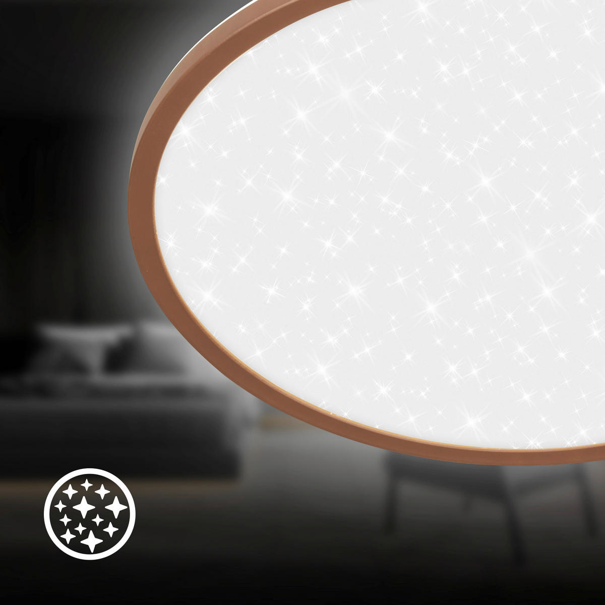 LED-PANEEL  - Mokka, Basics, Kunststoff (37,5/4,5cm)