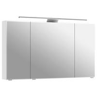 SPIEGELSCHRANK 120/70,3/17 cm  - Chromfarben/Weiß, KONVENTIONELL, Glas/Holzwerkstoff (120/70,3/17cm) - Pelipal