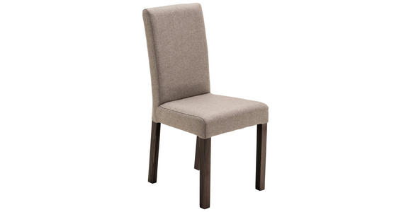 STUHL in Webstoff Textil - Taupe/Buche Kolonial, KONVENTIONELL, Holz/Textil (44/92/57cm) - Carryhome