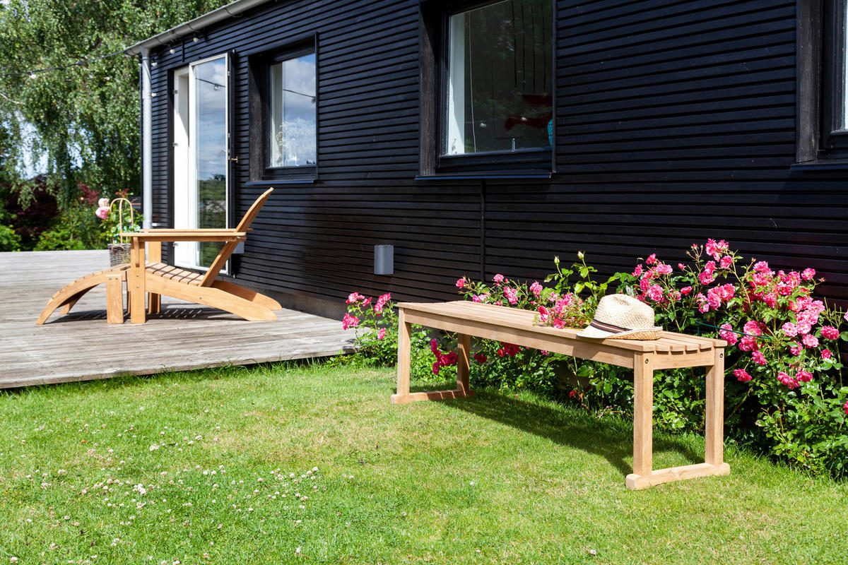 SITZBANK in Holz Teakfarben  - Teakfarben, KONVENTIONELL, Holz (150/43/40cm) - MID.YOU