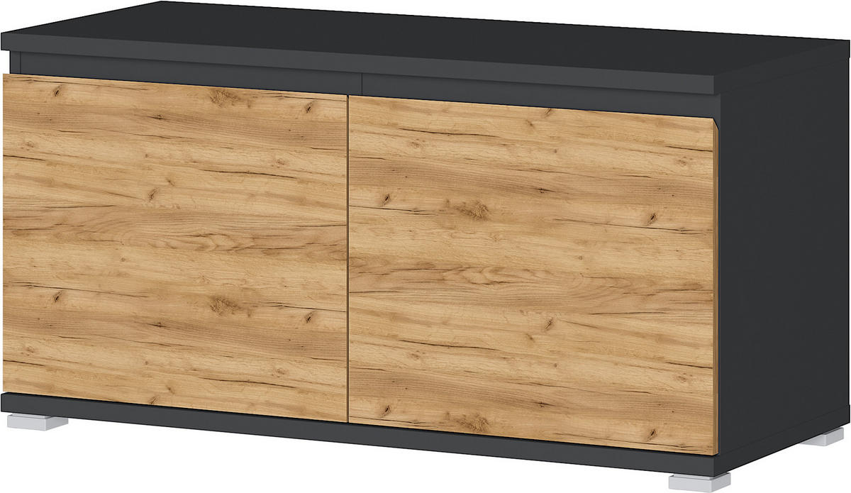 LAVICA DO PREDSIENE, 96/52/40 cm - farba duba/antracitová, Design, kompozitné drevo/plast (96/52/40cm)