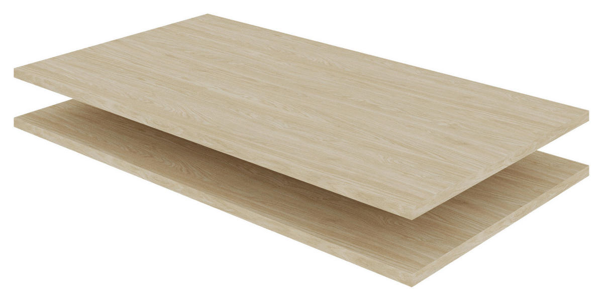EINLEGEBODENSET 87,9/1,8/55,1 cm   - Eichefarben, Holzwerkstoff (87,9/1,8/55,1cm) - Hom`in