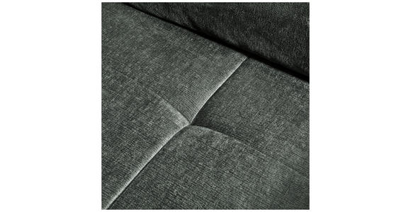 BOXSPRINGSOFA mit Stoffauswahl, Liegefunktion, Schlafen auf Sitzhöhe, Rücken echt Chenille Dunkelgrün - Dunkelgrün/Schwarz, MODERN, Kunststoff/Textil (235/95/108cm) - Hom`in