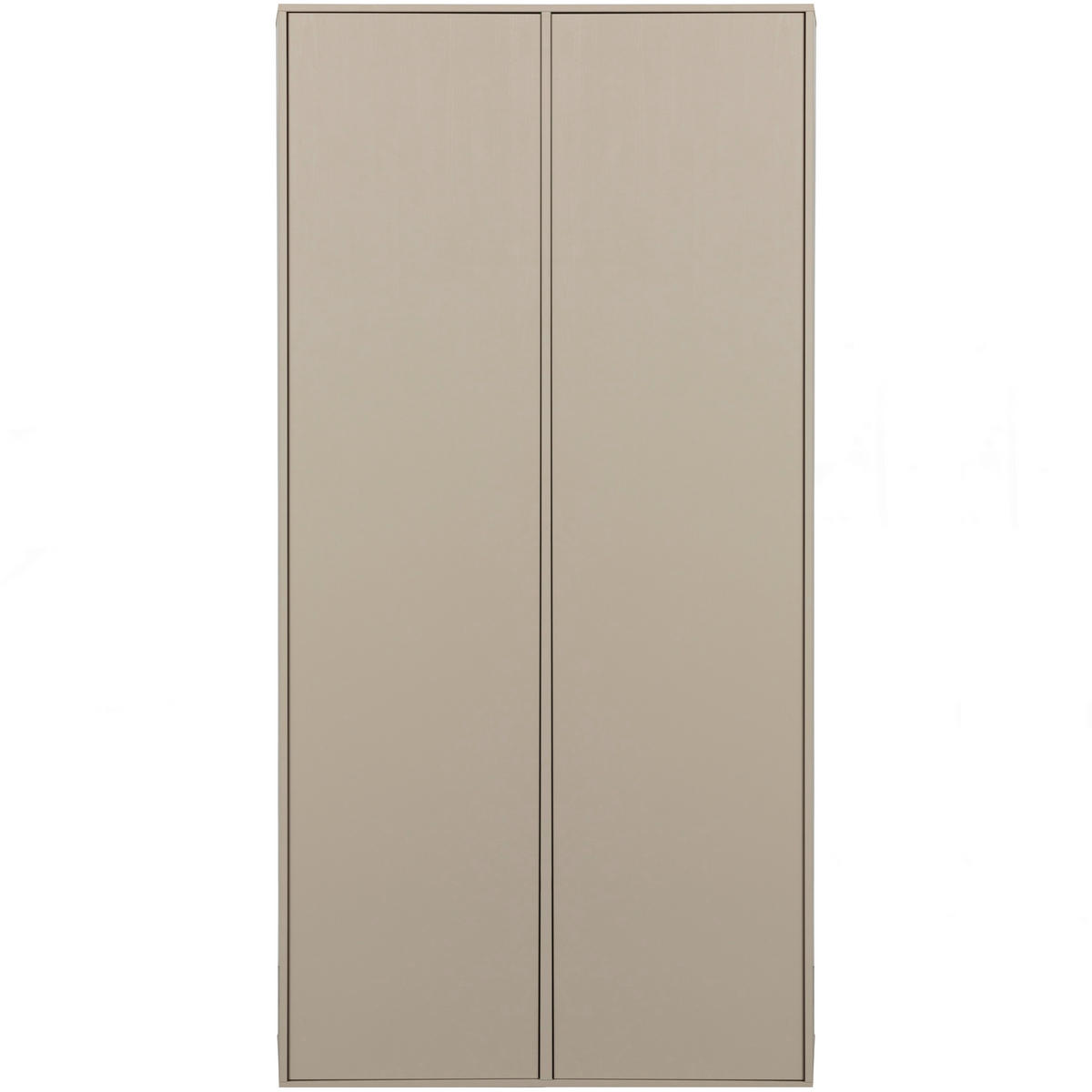 DREHTÜRENSCHRANK  in Grau  - Grau, Design, Holz/Holzwerkstoff (100/200/58cm) - Livetastic