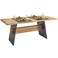 ESSTISCH in Holz 190/95/76 cm  - Eichefarben/Anthrazit, Natur, Holz (190/95/76cm) - Valnatura