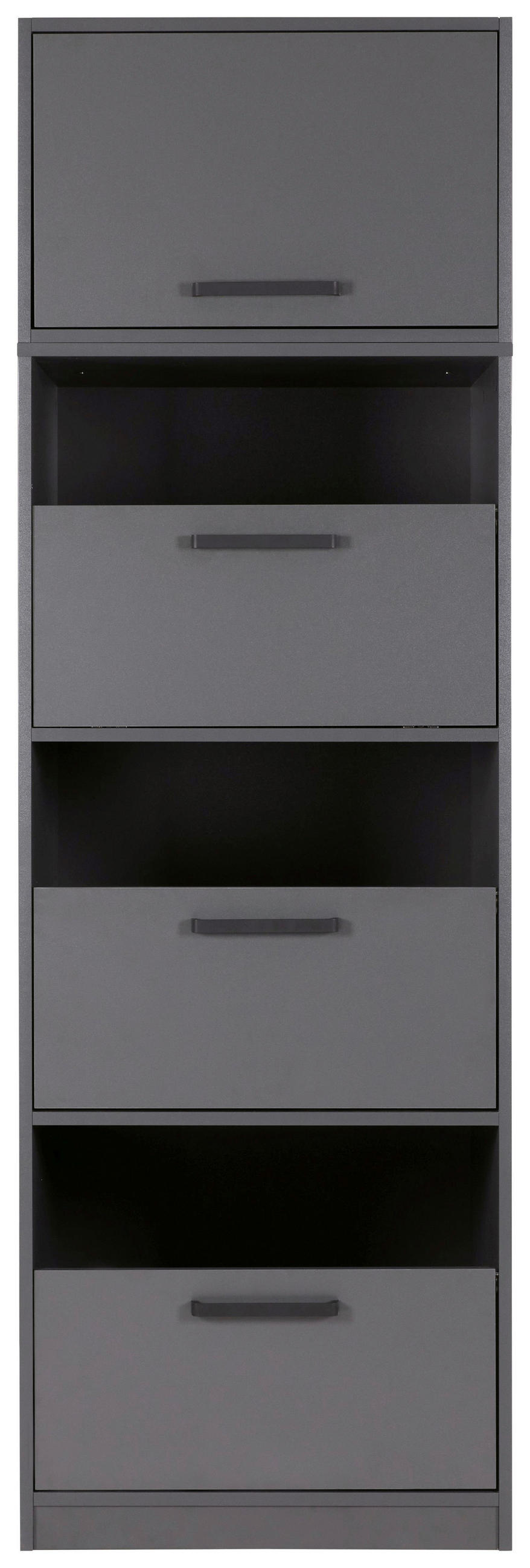 HAUSWIRTSCHAFTSRAUM 268/208/68 cm  in Anthrazit  - Anthrazit, MODERN, Holzwerkstoff (268/208/68cm) - home24