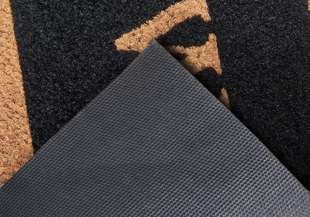 KOKOSMATTE  27/70 cm  Schwarz, Hellbraun  - Hellbraun/Schwarz, Basics, Naturmaterialien/Kunststoff (27/70cm) - Hanse Home