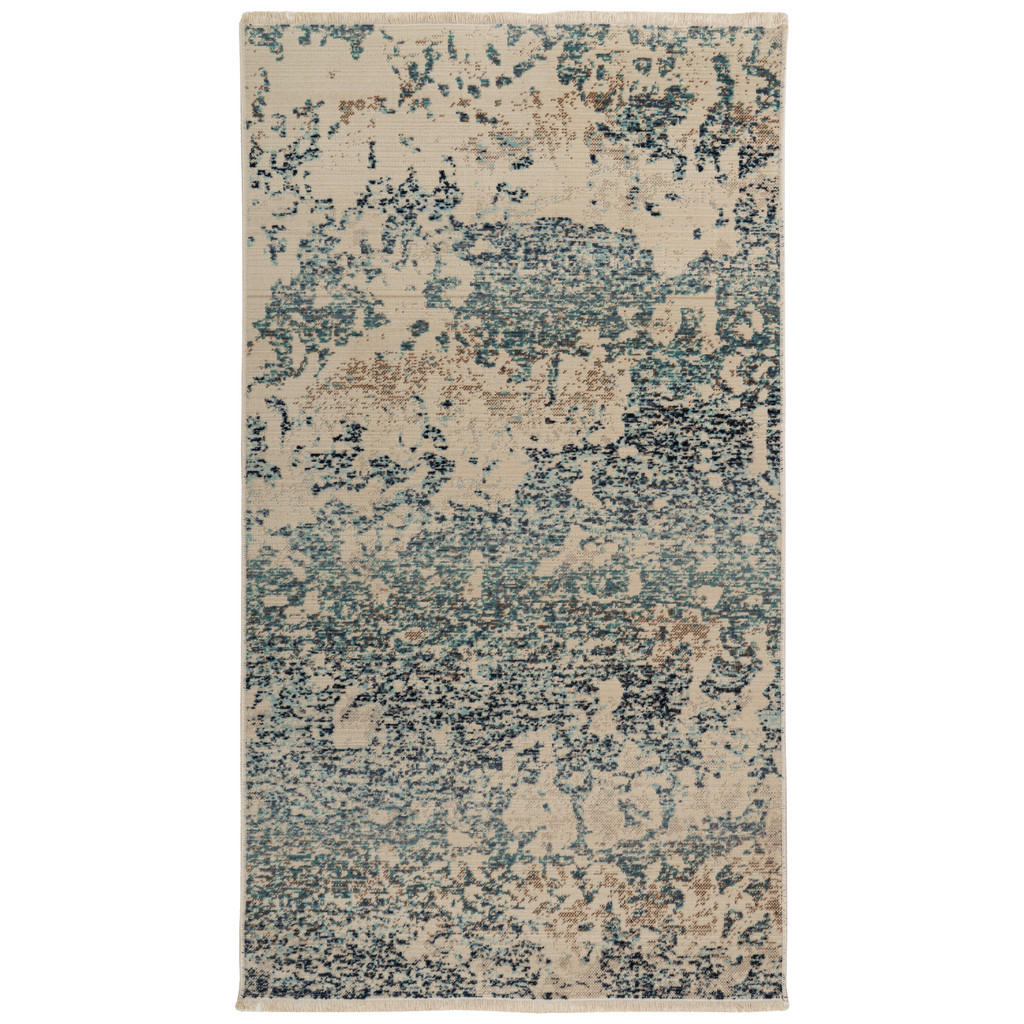 VINTAGE KOBEREC, 120/170 cm, modrá