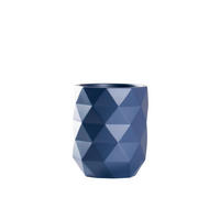 ZAHNPUTZBECHER Kunststoff  - Dunkelblau, Basics, Kunststoff (7,5/9,3/7,5cm)