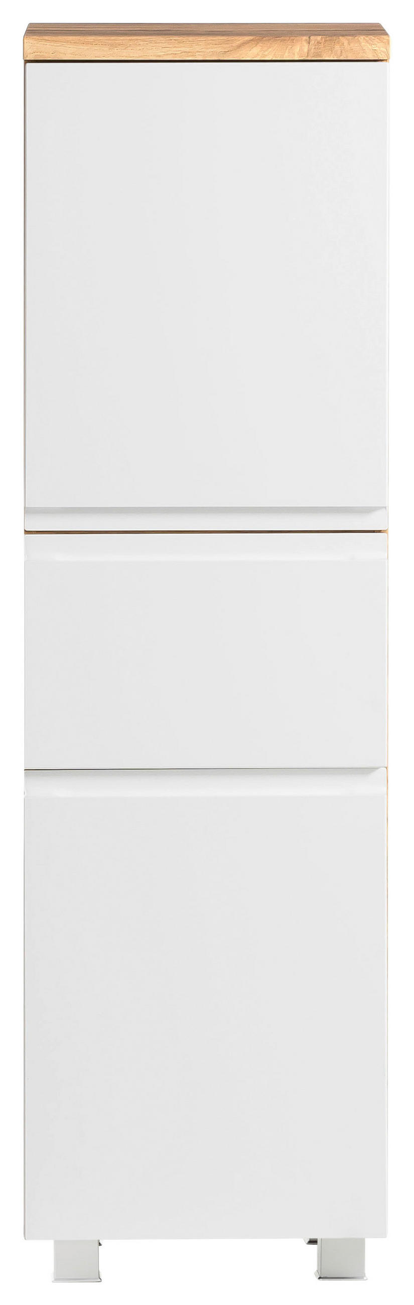 MIDISCHRANK 40/130/35 cm  - Eiche Wotan/Weiß, MODERN, Holzwerkstoff (40/130/35cm) - Held