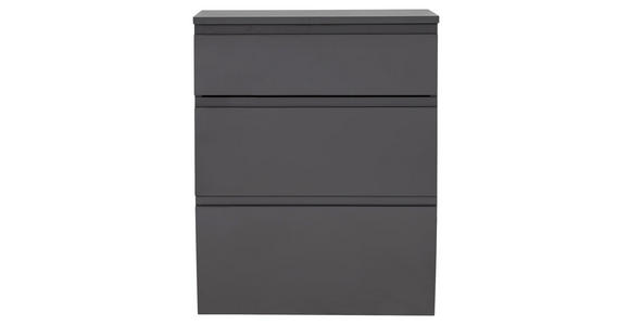 MIDISCHRANK 60/75/40 cm - Anthrazit, Basics, Holzwerkstoff (60/75/40cm) - Dieter Knoll