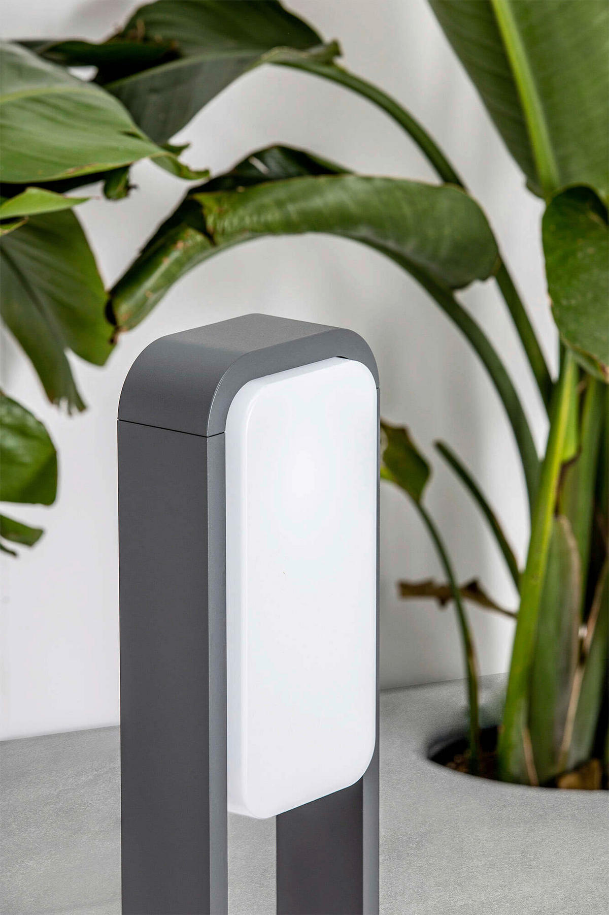 POLLERLEUCHTE 15/9/72 cm   - Dunkelgrau, Design, Metall (15/9/72cm)