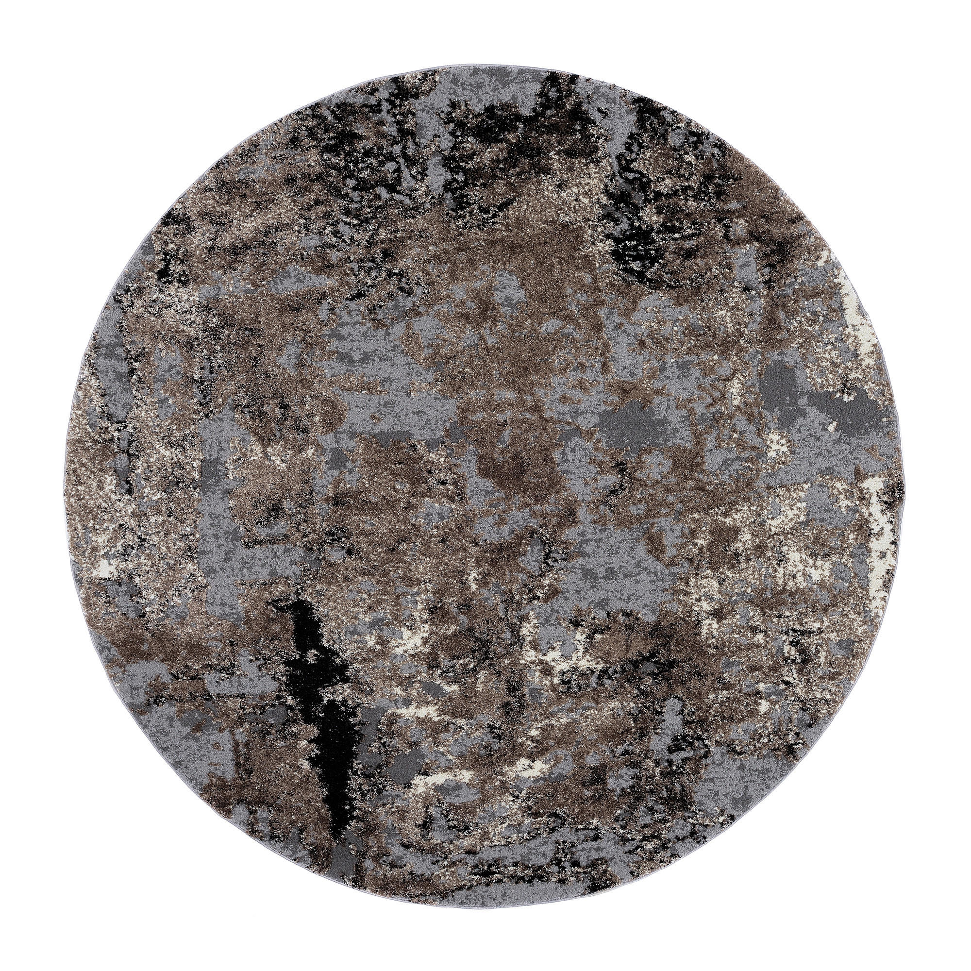 WEBTEPPICH 120 cm Timeline Quantum Braun, Beige  - Beige/Braun, Design, Textil (120cm) - Novel