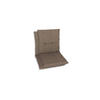 SESSELAUFLAGENSET Uni  - Braun, Basics, Textil (48/5/98cm)