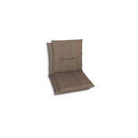 SESSELAUFLAGENSET in Braun Uni  - Braun, Basics, Textil (48/5/98cm)
