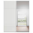 SCHWEBETÜRENSCHRANK 181/223/68 cm 2-türig Weiß  - Weiß, KONVENTIONELL, Glas/Holzwerkstoff (181/223/68cm) - Novel