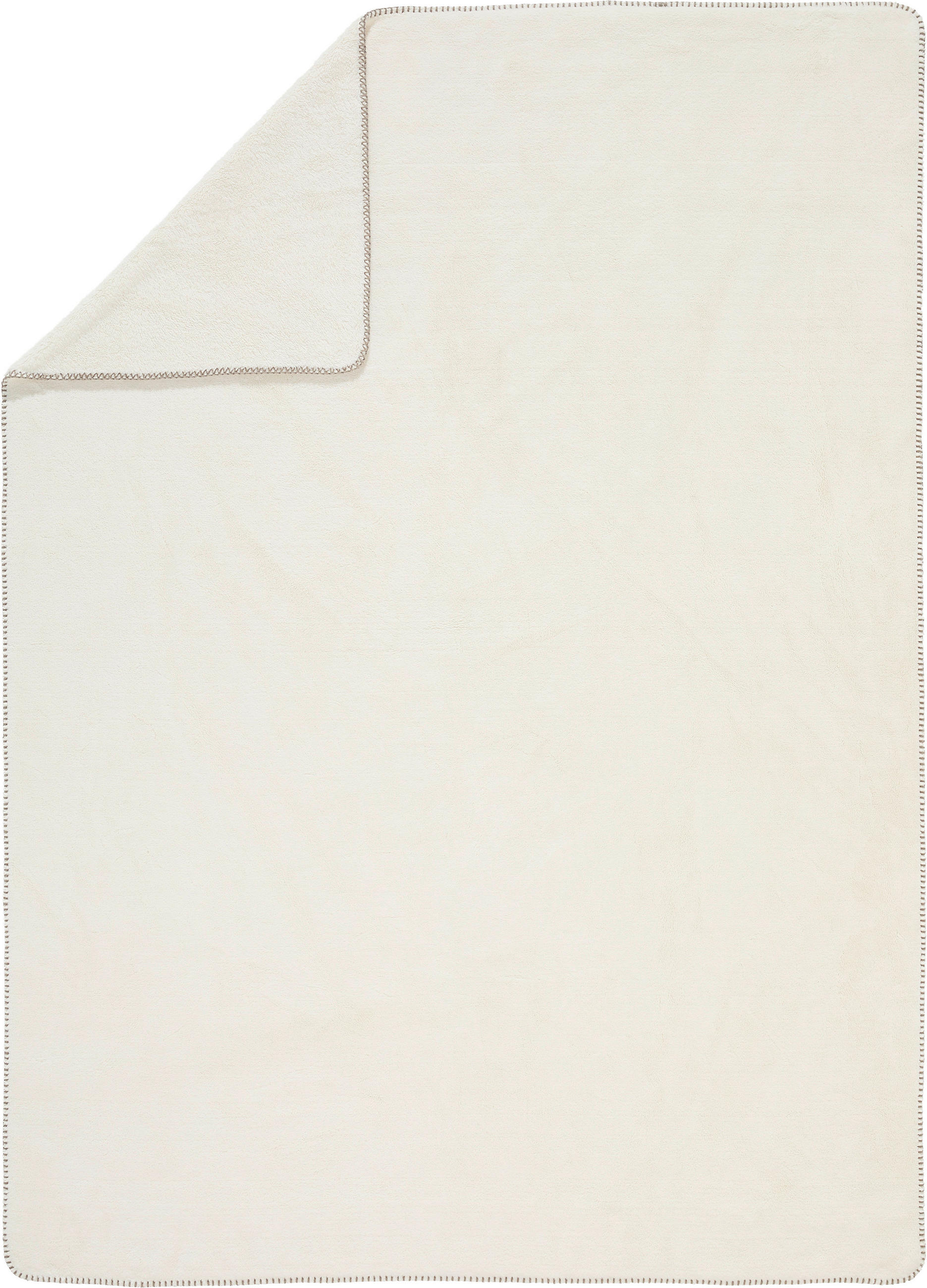 DECKE 140/190 cm  - Weiß, Basics, Textil (140/190cm) - Zoeppritz