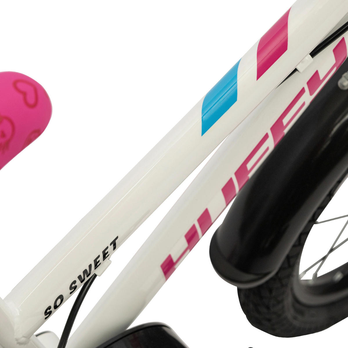 KINDERFAHRRAD 16 Zoll  - Weiß, Basics, Metall (56,8/83/135cm)