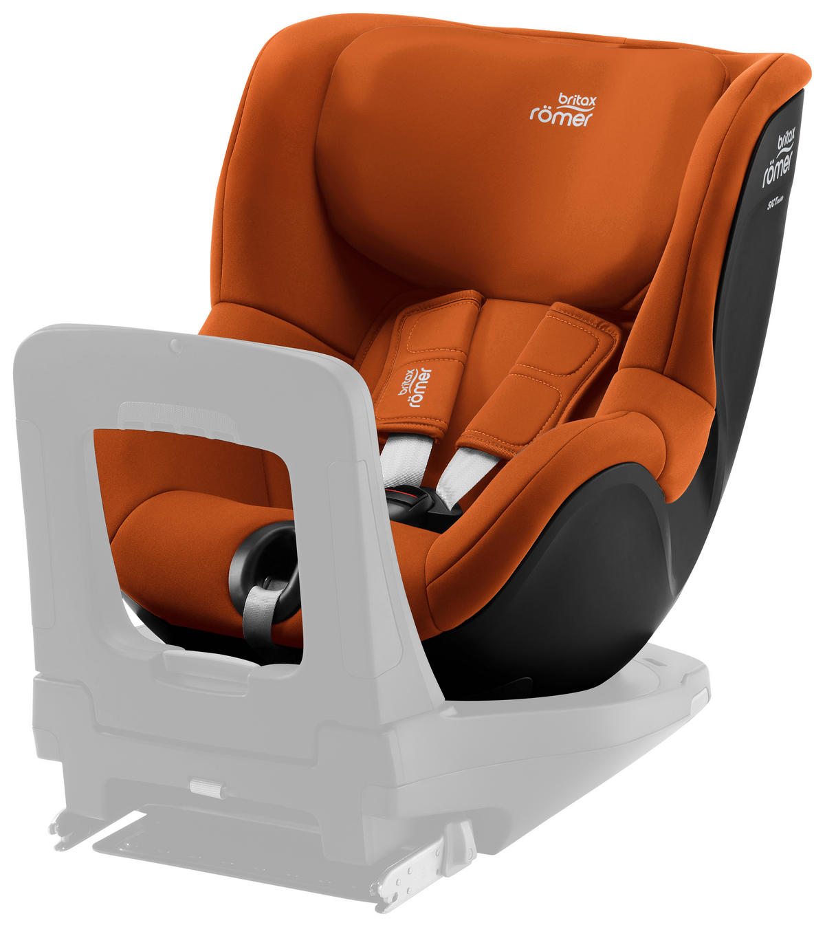 REBOARDER-KINDERSITZ DUALFIX 5Z  - Cognac, Basics, Textil (44/48/74cm) - Britax Römer