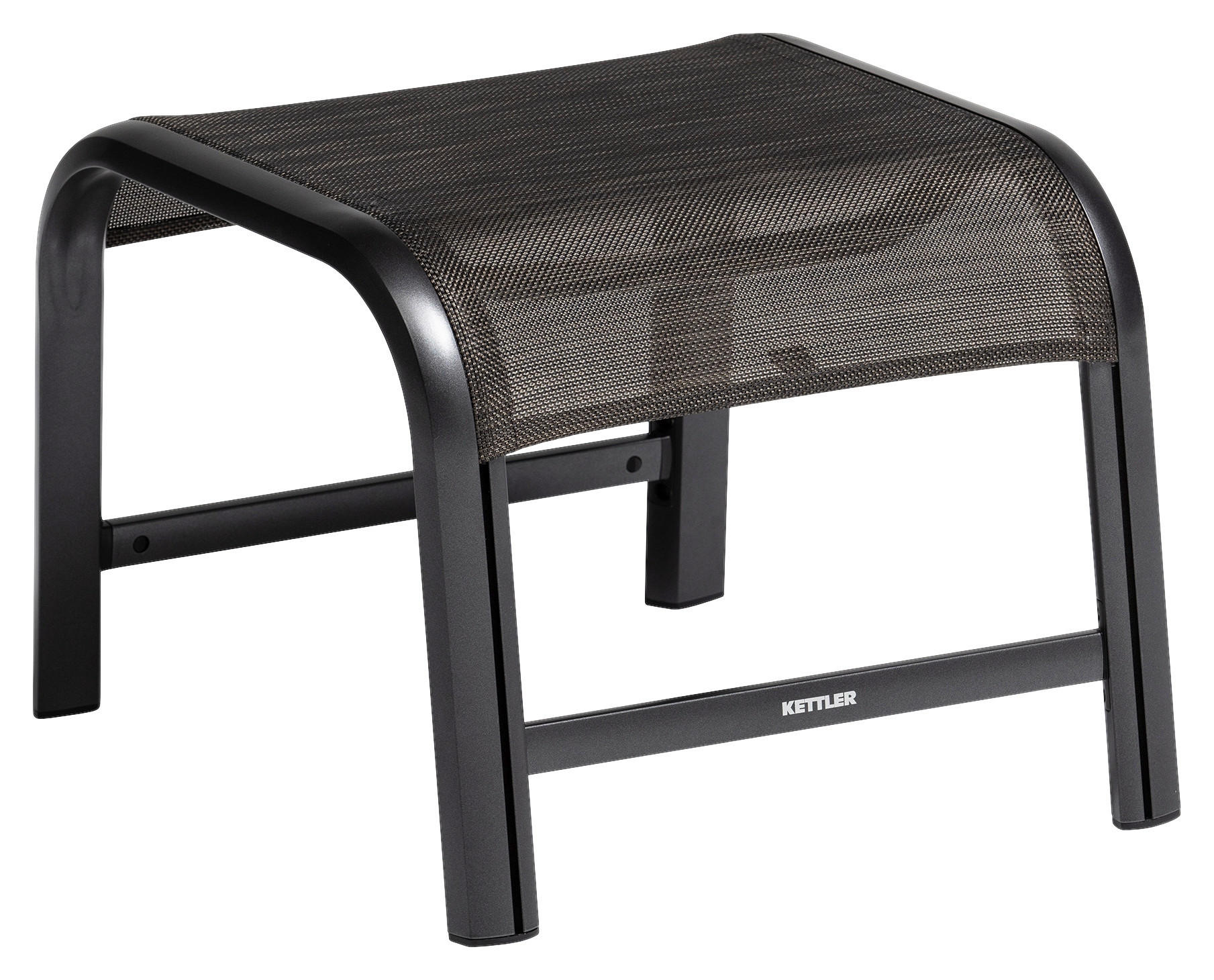 GARTENHOCKER  - Anthrazit/Bronzefarben, Basics, Textil/Metall (49/40/56cm) - Kettler