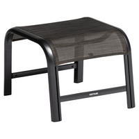 GARTENHOCKER  - Anthrazit/Bronzefarben, Basics, Textil/Metall (49/40/56cm) - Kettler