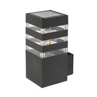 ZIDNA SVJETILJKA VANJSKA Ankara  - prozirno/antracit, Basics, metal/plastika (9/20cm)