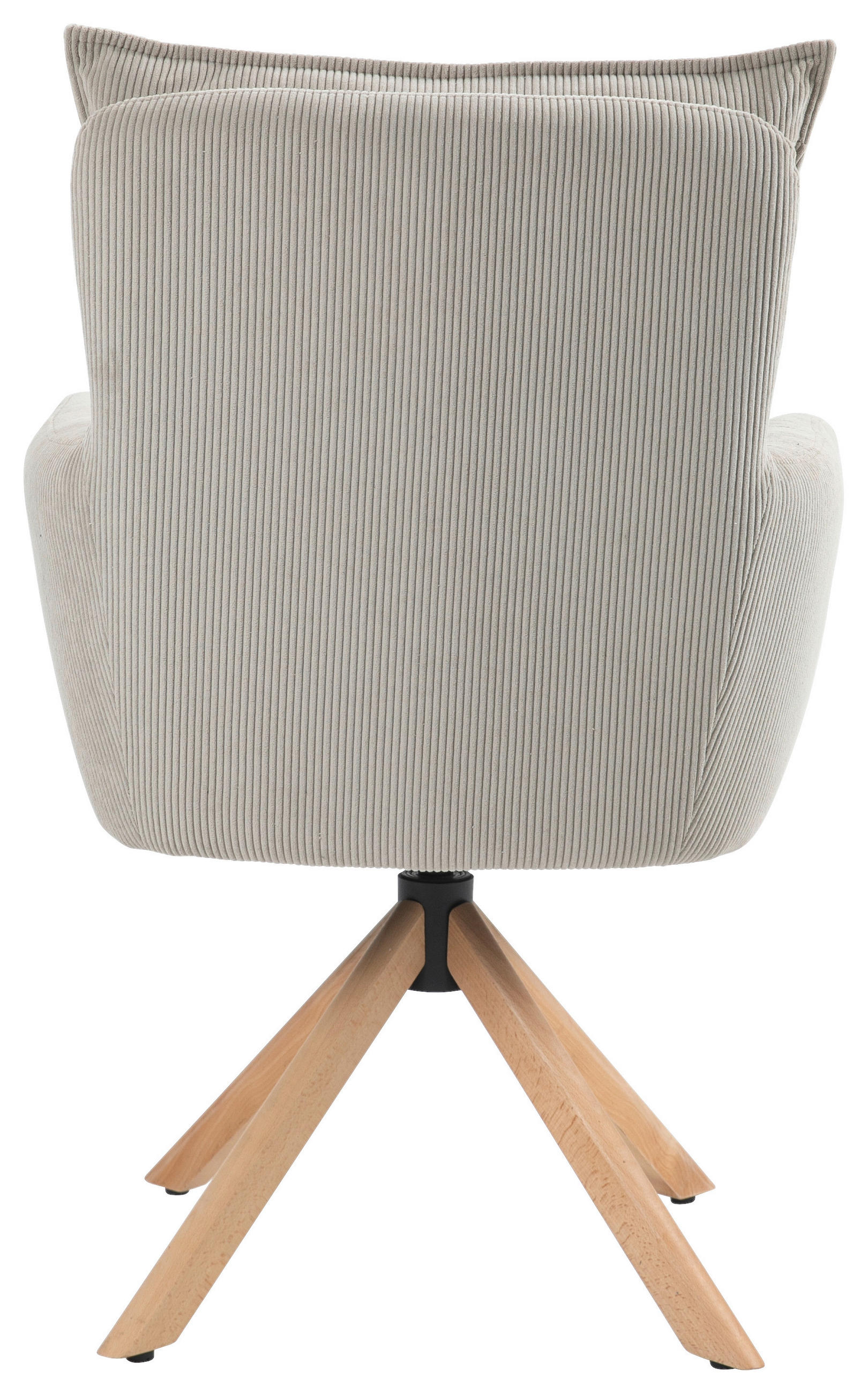 ARMLEHNSTUHL  in Cord  - Hellbraun/Buchefarben, Design, Holz/Textil (60/95/67cm) - Novel
