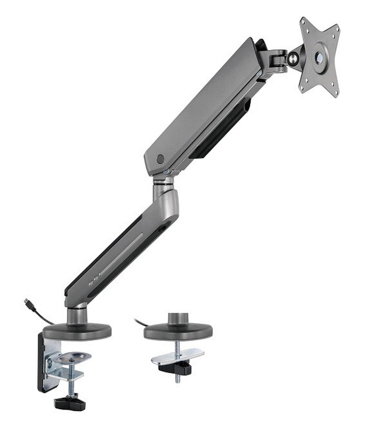 MONITOR-HALTERUNG Metall, Kunststoff Dunkelgrau  - Dunkelgrau, Design, Kunststoff/Metall (11,7/62,2/57,5cm) - Boxxx