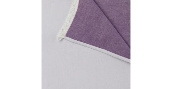 WENDEDECKE 140/210 cm  - Lila, Natur, Textil (140/210cm) - Novel