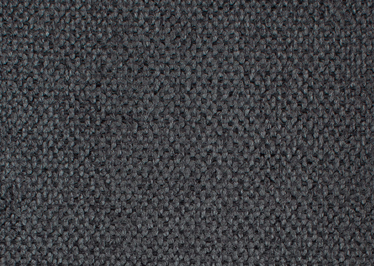 ECKSOFA in Webstoff Anthrazit  - Anthrazit/Schwarz, Design, Textil/Metall (184/284cm) - Dieter Knoll