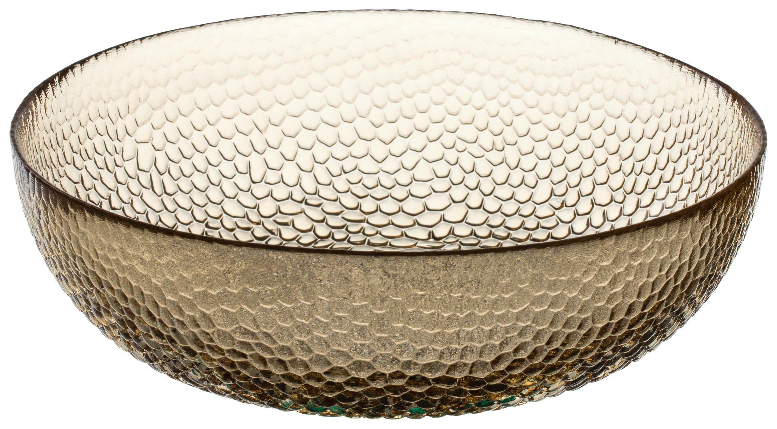DEKOSCHALE - Hellbraun, LIFESTYLE, Glas (20,5/6,0/20,5cm) - Leonardo