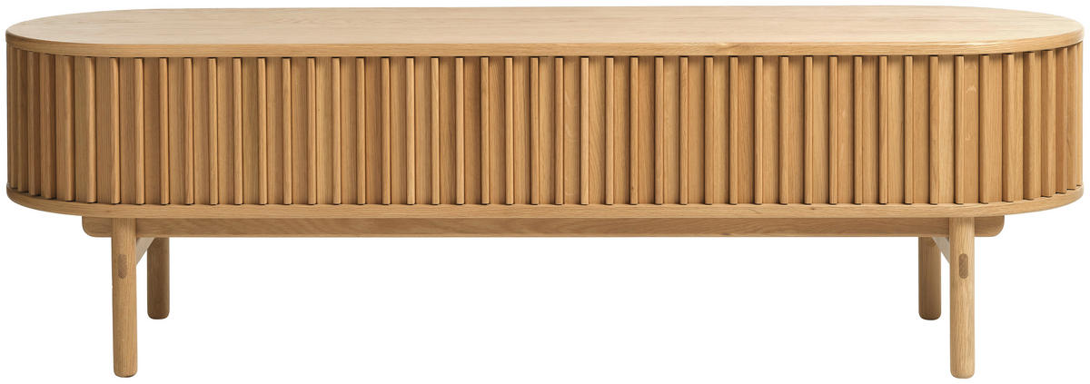 TV-BÄNK  i 160/48/45 cm  - ekfärgad, Design, trämaterial/trä (160/48/45cm) - Niels Andersson