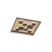 LED-DECKENLEUCHTE Rico 53/53/8,5 cm   - Rostfarben/Braun, Design, Metall (53/53/8,5cm) - Fischer & Honsel