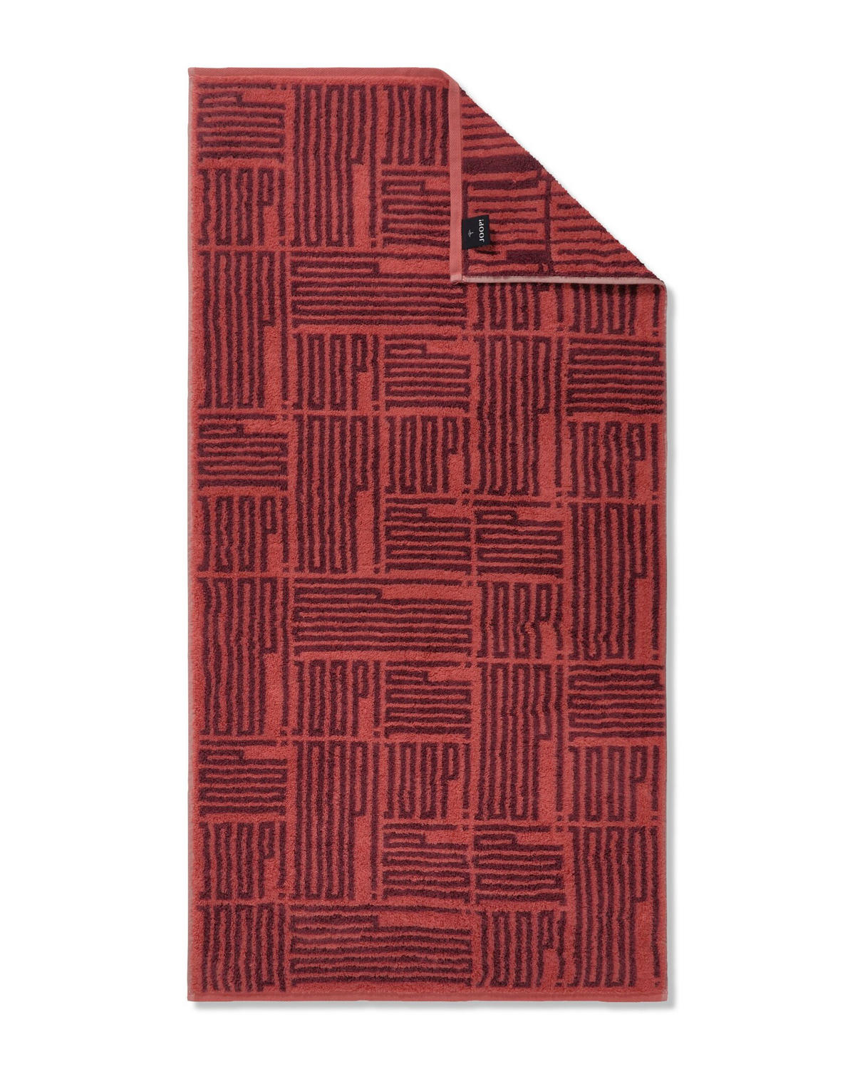 HANDTUCH Bars Rot  - Rot, Basics, Textil (50/100cm) - Joop!
