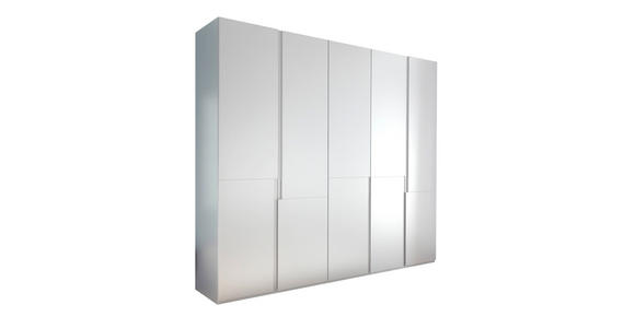 DREHTÜRENSCHRANK 250/225/58 cm 5-türig Weiß - Weiß, KONVENTIONELL, Holzwerkstoff (250/225/58cm) - Novel