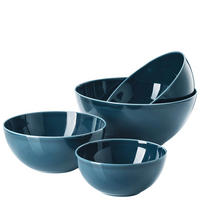 SCHÜSSELSET 4-teilig Daily Night  37,4/29,4/28,2 cm  - Blau, Basics, Keramik (37,4/29,4/28,2cm) - Thomas