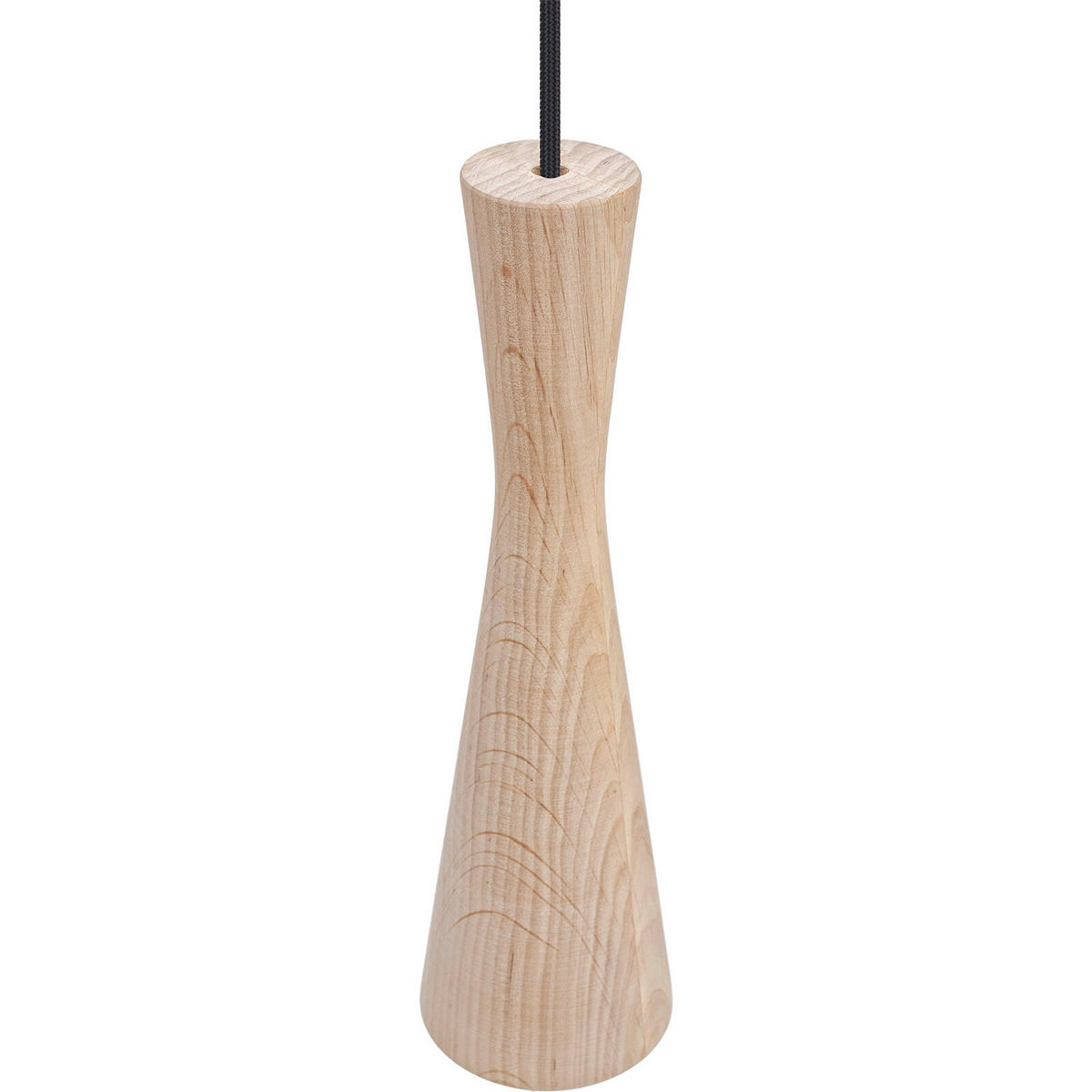 HÄNGELEUCHTE Vegas 10/90-140 cm   - Erlefarben/Schwarz, Natur, Holz (10/90-140cm)