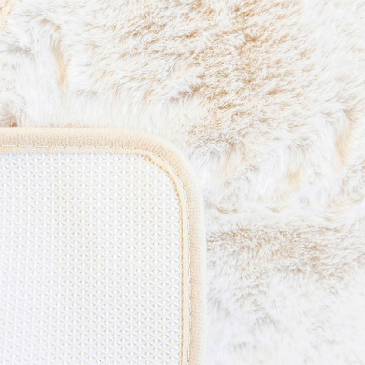 FÜRDŐSZOBASZŐNYEG   bézs   - bézs, Basics, textil (120/2/70cm)