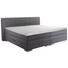 BOXSPRINGBETT 'PRINZ' H2 Lederlook 200/200 cm INKL. Matratze, gepolstertes Kopfteil, Bettkasten, Topper - Silberfarben/Grau, MODERN, Textil (200/200cm) - Novel BOXSPRINGBETT 'PRINZ' H2 Lederlook 200/200 cm INKL. Matratze, gepolstertes Kopfteil, Bettkasten, Topper - Silberfarben/Grau, MODERN, Textil (200/200cm) - Novel